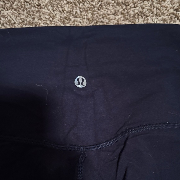 Lululemon Navy High-Waisted Leggings - Picture 2 of 3